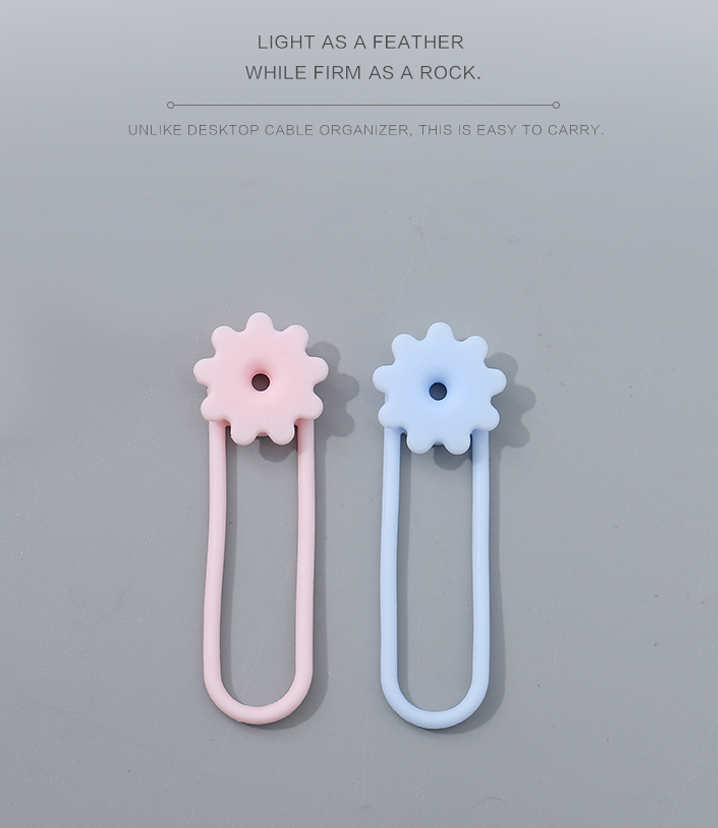 Flower Cable Ties (2 Pcs/Set)