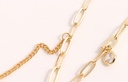 Stylish Metal Round Angel Necklace