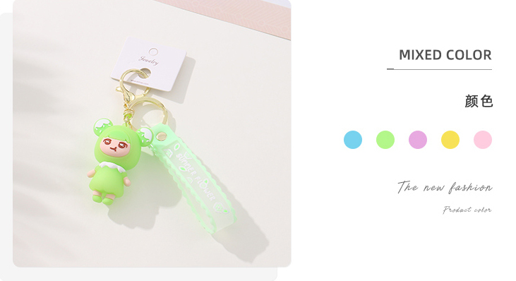 Popsicles Girl Keychain Decoration