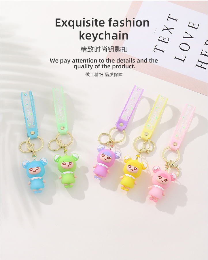 Popsicles Girl Keychain Decoration