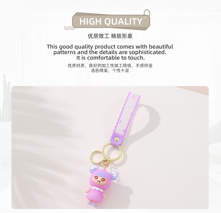Popsicles Girl Keychain Decoration