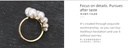 Artificial Pearl Open Ring