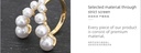 Artificial Pearl Open Ring