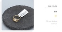 Artificial Pearl Geometric Open Ring
