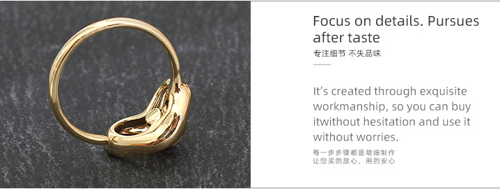 Artificial Pearl Geometric Open Ring