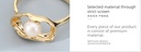 Artificial Pearl Geometric Open Ring