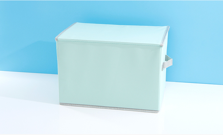 Embroidery Medium Fabric Storage Box(Green)