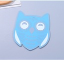 Owl Shape Silicone Table Mat(Blue)
