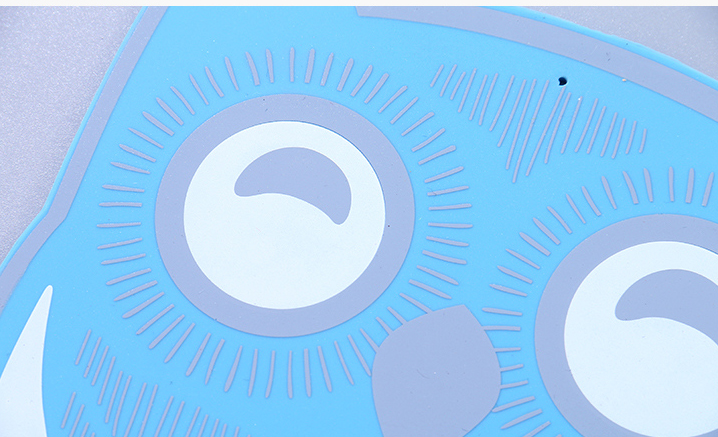 Owl Shape Silicone Table Mat(Blue)