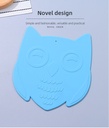 Owl Shape Silicone Table Mat(Blue)