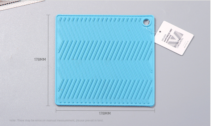 Wave Stripes Silicone Table Mat(Blue)