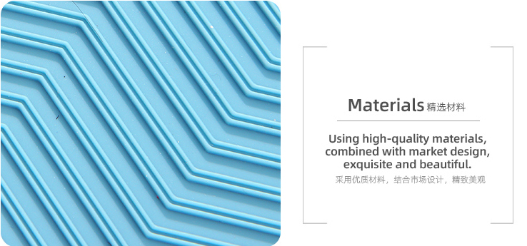 Wave Stripes Silicone Table Mat(Blue)
