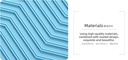Wave Stripes Silicone Table Mat(Blue)