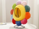 Colorful Flower Plush Hat Party Accessory