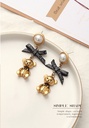 Stylish Bear Bowknot Earrings