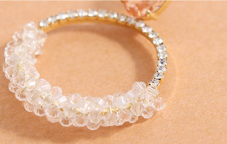 Stylish Crystal Round Earrings