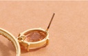 Stylish Crystal Round Earrings