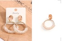 Stylish Crystal Round Earrings