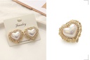 Sweet Zircon Heart Earrings