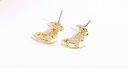 Elegant Rhinestone Horse Earrings