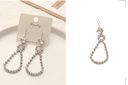 Elegant Rhinestone Waterdrop Earrings