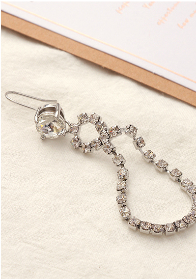 Elegant Rhinestone Waterdrop Earrings