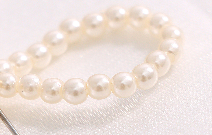 Artificial Pearl Bowknot Earrings