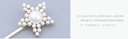Stylish Artificial Pearl Pentastar Hair Pin Set