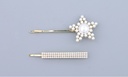 Stylish Artificial Pearl Pentastar Hair Pin Set