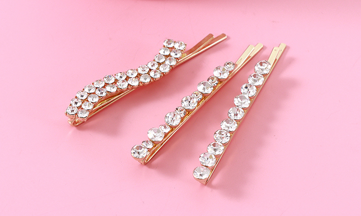 Rhinestone Hair Pin Set of 3PCS