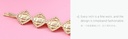 Stylish Glossy Rhinestone Square Hair Pin Set
