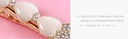 Stylish Artificial Pearl Heart Coloured Glaze Hair Pin