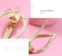 Rhinestone Pierced Strawberry Hair Pin