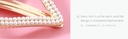 Rhinestone Pierced Strawberry Hair Pin