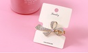 Rhinestone Ribbon Tie Knot Hair Pin