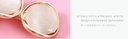 Elegant Triple Cat's-eye Gem Round Hair Pin