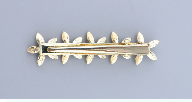 Elegant Cat's-eye Gem Flower Hair Pin