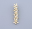 Elegant Cat's-eye Gem Flower Hair Pin