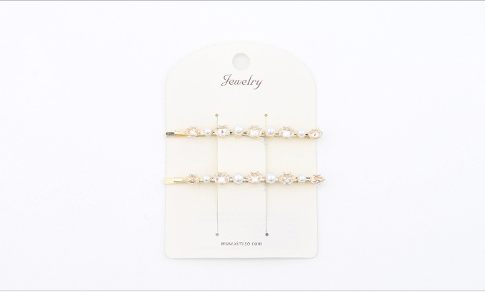 Artificial Pearl Zircon Hair Pin Set