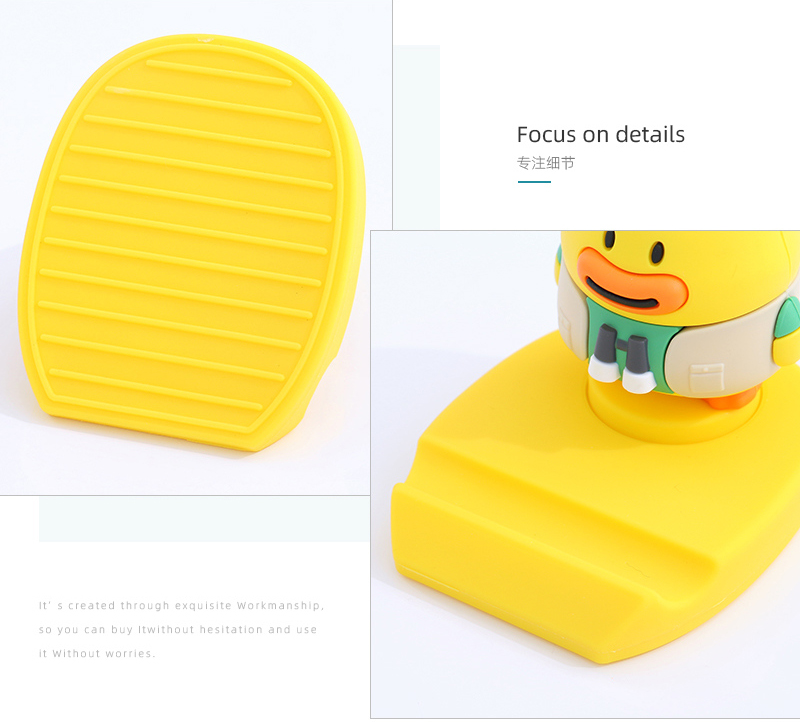 ICARER FAMILY Silicone Desktop Phone Holder(Yellow)