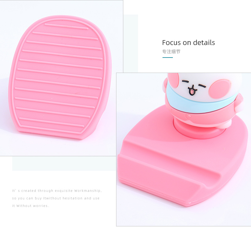 ICARER FAMILY Silicone Desktop Phone Holder(Pink)