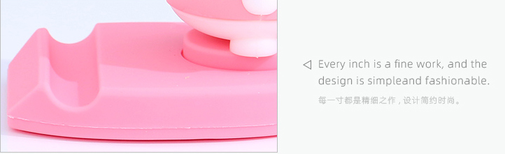 ICARER FAMILY Silicone Desktop Phone Holder(Pink)
