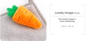 Carrot Bunny Hand Towel