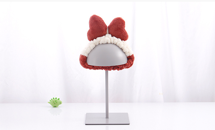 Contrast Color Bowknot Hair-drying Headband