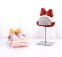 Contrast Color Bowknot Hair-drying Headband