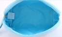 Contrast Color Arc-shaped Cosmetic Bag(Blue)