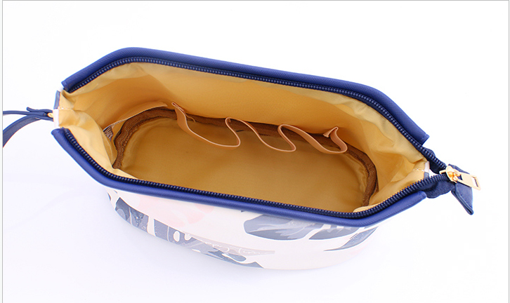 Nordic Style Cosmetic Bag(Small)(White and Blue)