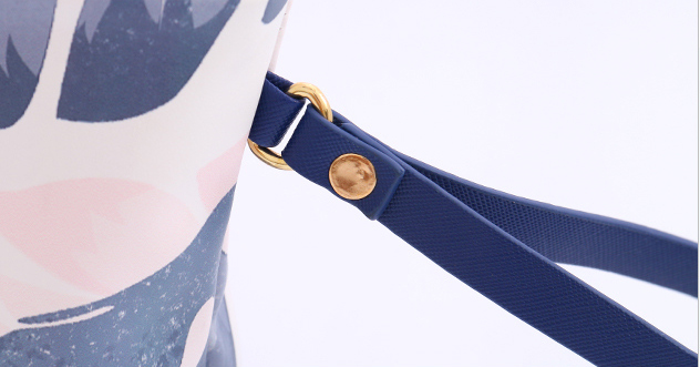 Nordic Style Cosmetic Bag(Small)(White and Blue)