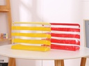 Striped Clear Makeup Bag