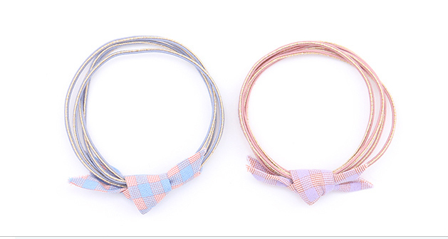 Golden Knot Hair Rope 2PCS